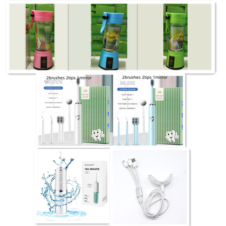 Luxury USB Rechargeable Portable Blender - 6-Blade Mini Smoothie Maker