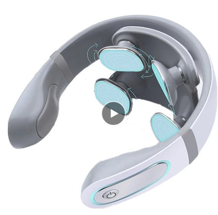 Luxury 4D Shiatsu Neck Massager - Wireless Cervical Massage with Heat Therapy