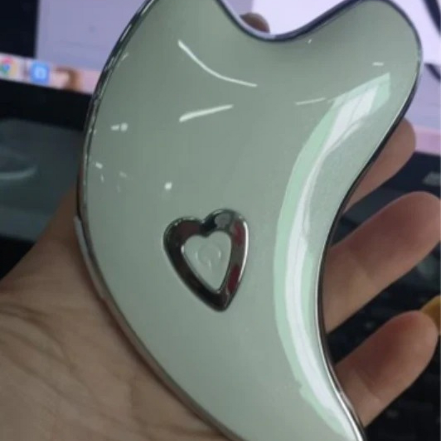 LED Gua Sha Facial Sculptor – Microcurrent Face Lifting & Skin Rejuvenation Tool