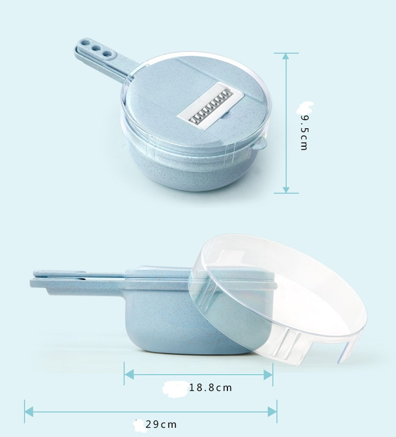 Professional 8-in-1 Mandoline Slicer Set - Stainless Steel Vegetable Cutter
