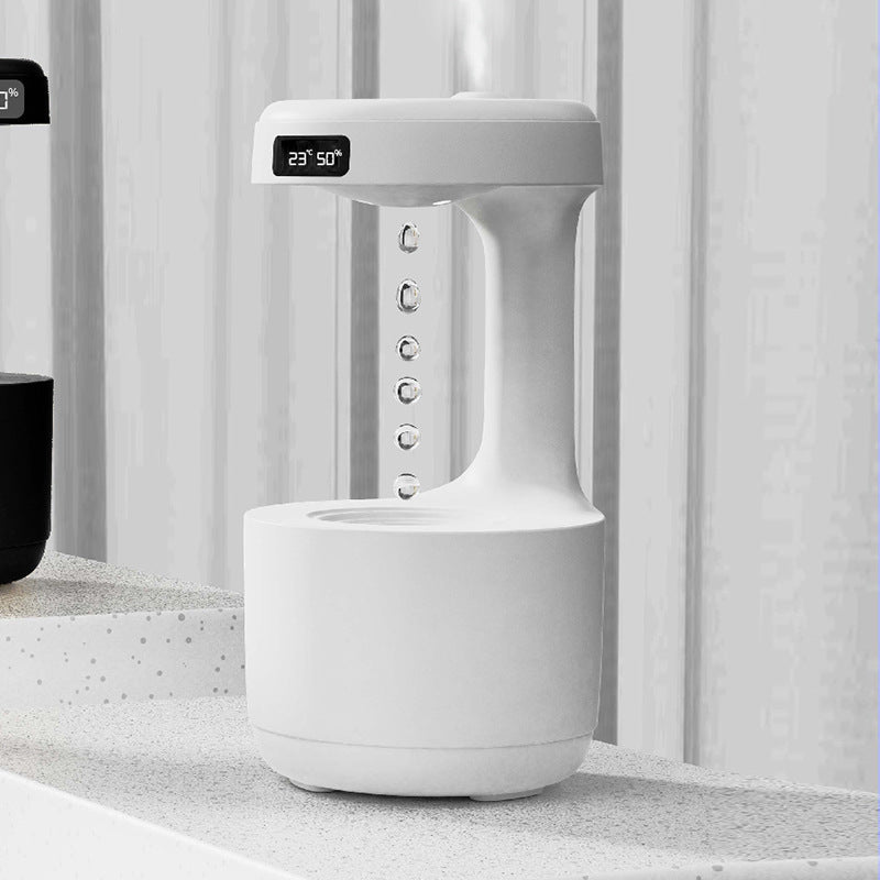 Anti-Gravity Humidifier with Aroma Diffuser | Smart LED Display & Ultra-Quiet Operation
