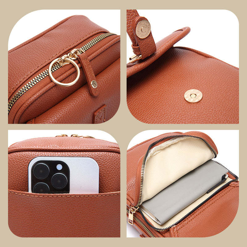 Vintage Unisex Messenger Bag – Large Capacity Retro Backpack