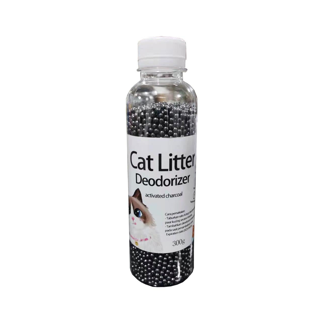 Activated Carbon Cat Litter Deodorizer Beads | Long-Lasting Odor