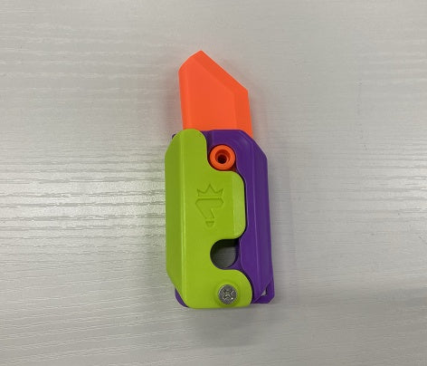 Gravity Flipping Carrot Knife Toy | 3D Printed Stress Reliever