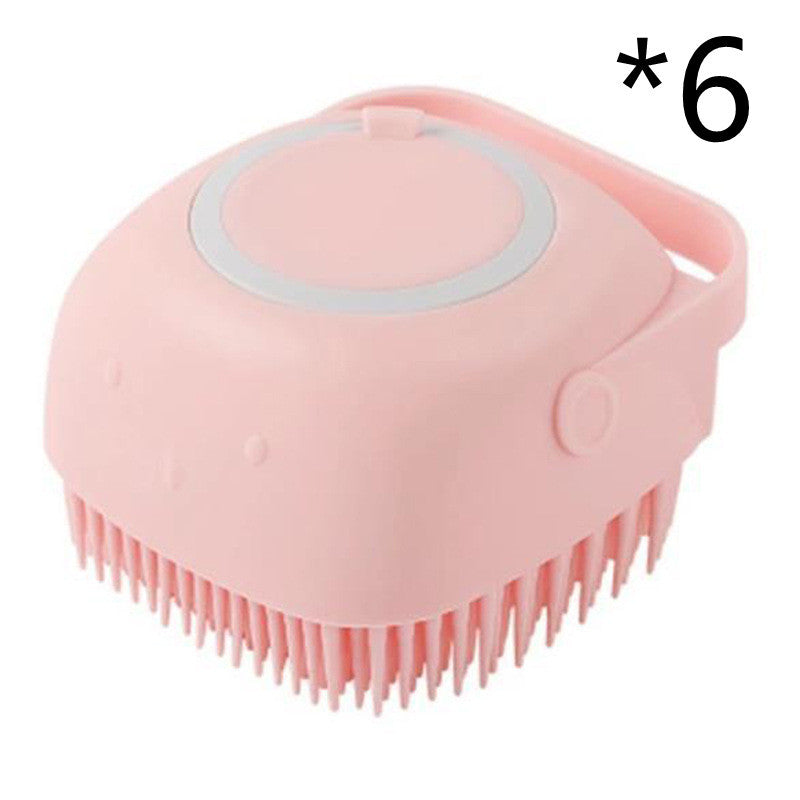 Premium Silicone Pet Bath Gloves – 2-in-1 Massage & Shampoo Brush