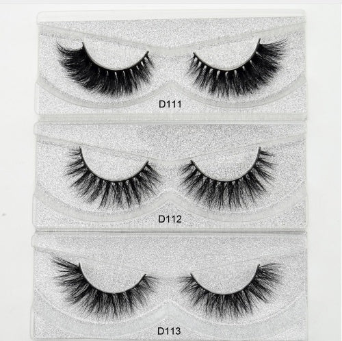 Luxury 3D Faux Mink Eyelashes – Wispy Cotton Band Long-Tail Lashes for Natural Glam Look