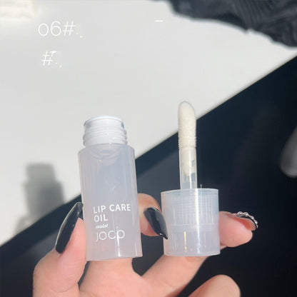 Luxury Lip Care Oil - 6-in-1 Moisturizing Lip Gloss & Balm - Hydrating Transparent Lip Treatment