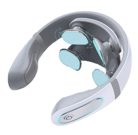 Luxury 4D Shiatsu Neck Massager - Wireless Cervical Massage with Heat Therapy