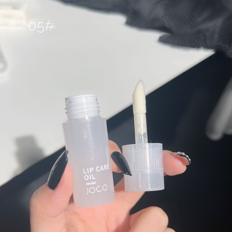 Luxury Lip Care Oil - 6-in-1 Moisturizing Lip Gloss & Balm - Hydrating Transparent Lip Treatment