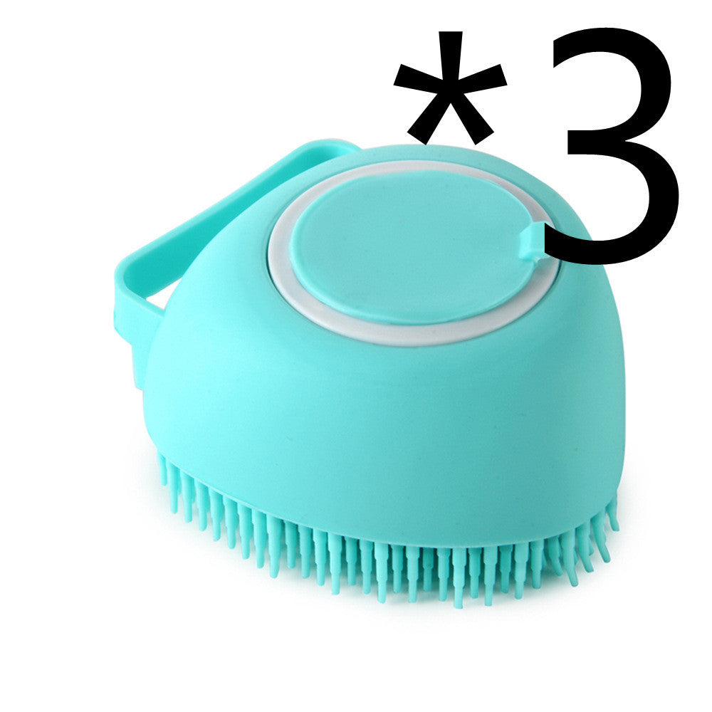 Premium Silicone Pet Bath Gloves – 2-in-1 Massage & Shampoo Brush