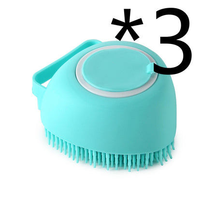Premium Silicone Pet Bath Gloves – 2-in-1 Massage & Shampoo Brush