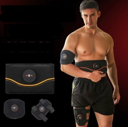 Smart EMS Muscle Stimulator Trainer – Portable Abs, Arm & Leg Fat Burning Slimming Belt with USB Recharge
