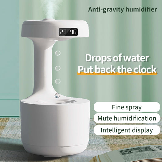 Anti-Gravity Humidifier with Aroma Diffuser | Smart LED Display & Ultra-Quiet Operation