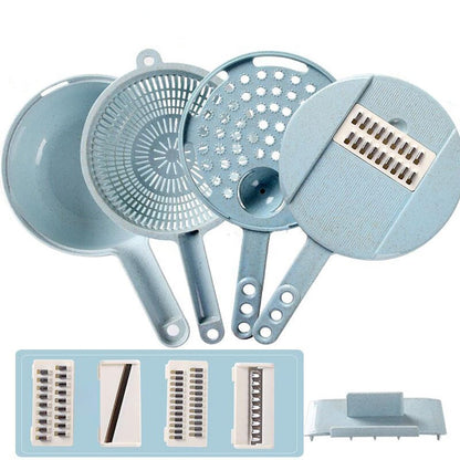 Professional 8-in-1 Mandoline Slicer Set - Stainless Steel Vegetable Cutter