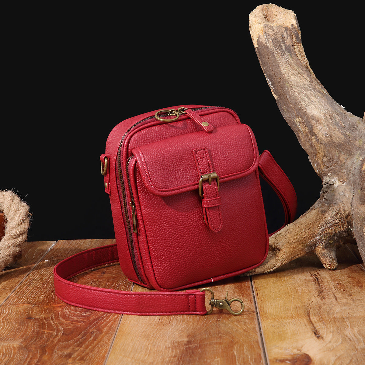 Vintage Unisex Messenger Bag – Large Capacity Retro Backpack