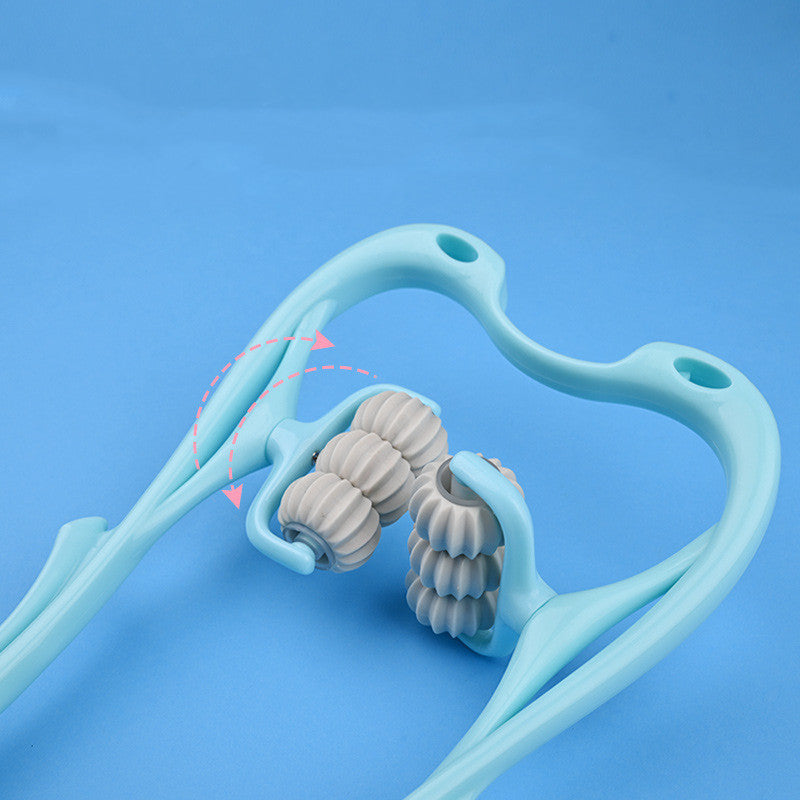 Luxury 6-Roller Neck & Body Massager – Deep Tissue Manual Therapy