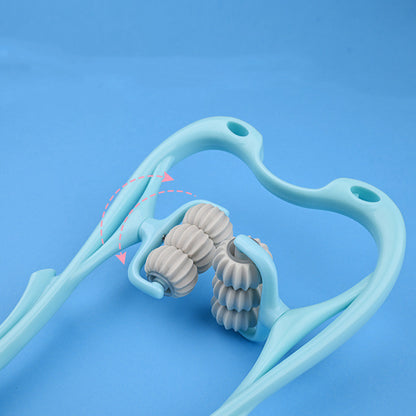 Luxury 6-Roller Neck & Body Massager – Deep Tissue Manual Therapy