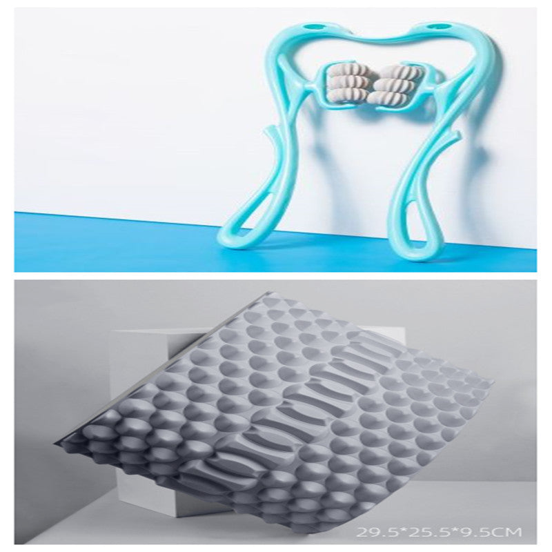Luxury 6-Roller Neck & Body Massager – Deep Tissue Manual Therapy