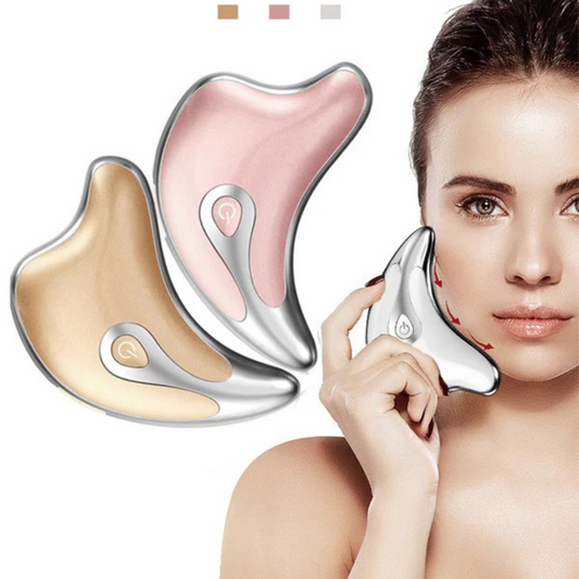 LED Gua Sha Facial Sculptor – Microcurrent Face Lifting & Skin Rejuvenation Tool