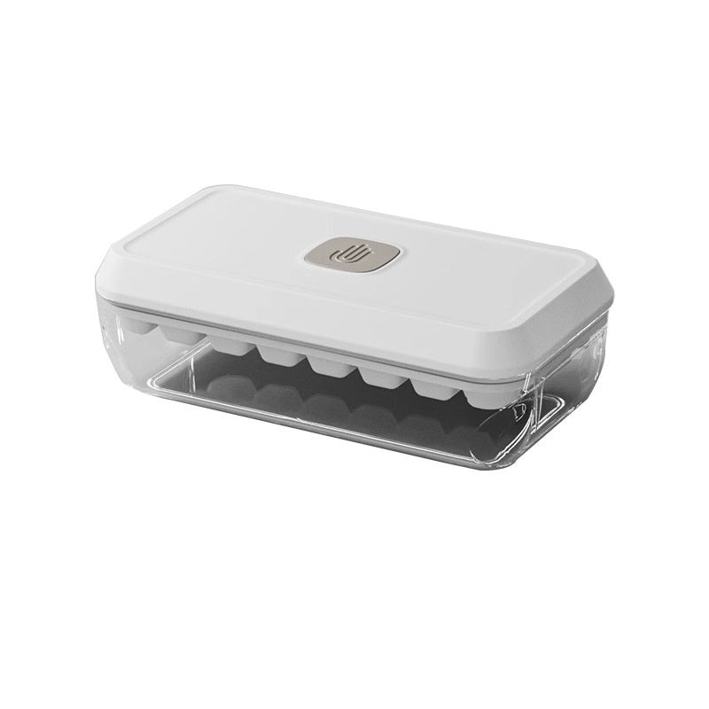 Luxury 32-Cell Silicone Ice Cube Tray | Lid & Shovel