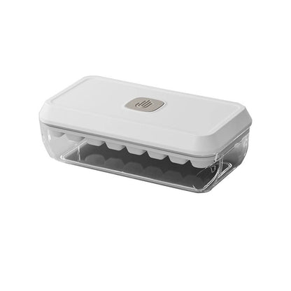 Luxury 32-Cell Silicone Ice Cube Tray | Lid & Shovel