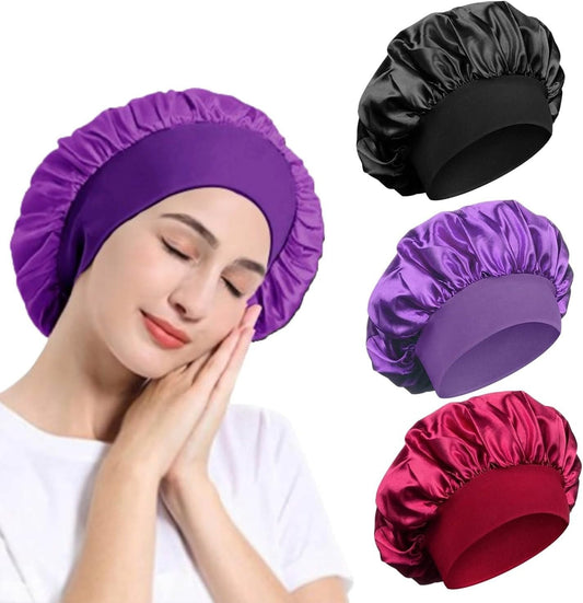 Luxury Satin Silk Sleep Bonnet for Women – Anti-Frizz Beauty Night Cap