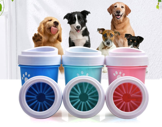Luxury Silicone Dog Paw Cleaner – Gentle Deep Clean for Muddy Paws, Portable Pet Foot Washer Cup