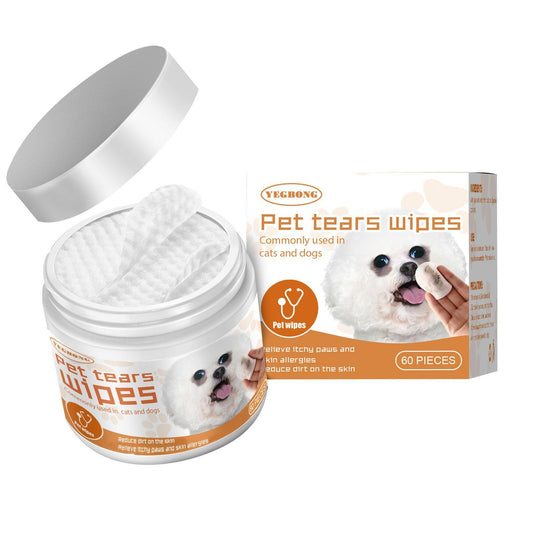 Luxury Pet Eye Cleaning Wipes – Gentle, Hypoallergenic Tear Stain Remover