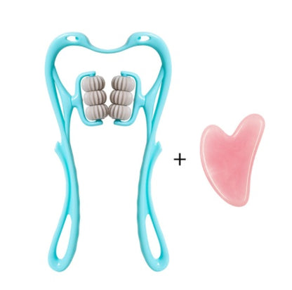 Luxury 6-Roller Neck & Body Massager – Deep Tissue Manual Therapy