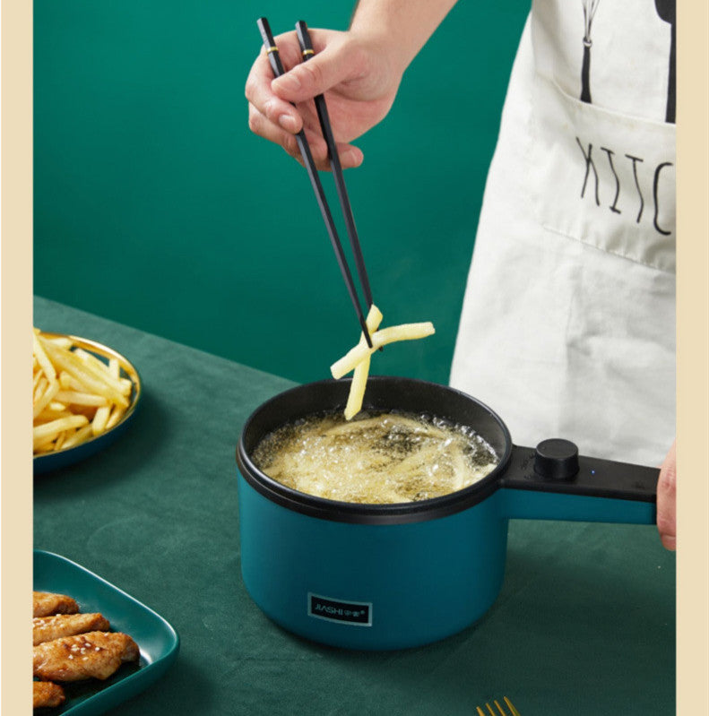 Luxury Mini Electric Cooking Pot – 1.2L Multifunctional Smart Noodle Maker & Soup Warmer