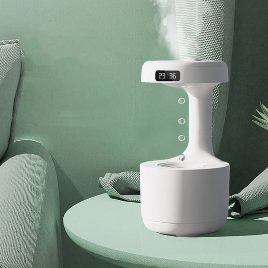 Anti-Gravity Humidifier with Aroma Diffuser | Smart LED Display & Ultra-Quiet Operation