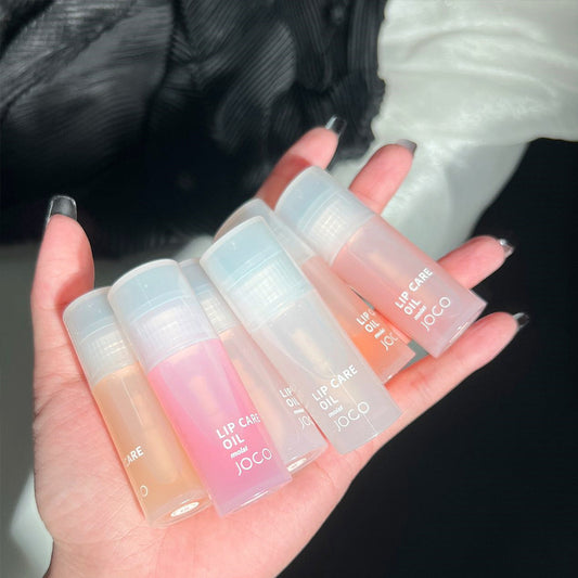 Luxury Lip Care Oil - 6-in-1 Moisturizing Lip Gloss & Balm - Hydrating Transparent Lip Treatment