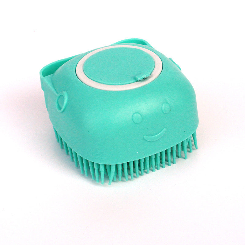 Premium Silicone Pet Bath Gloves – 2-in-1 Massage & Shampoo Brush
