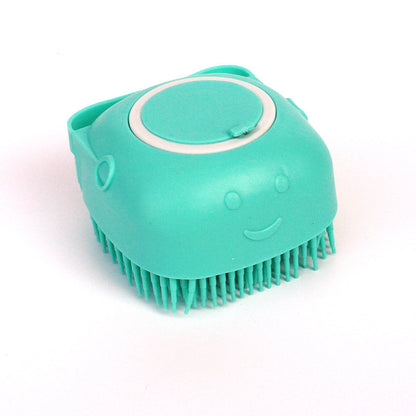 Premium Silicone Pet Bath Gloves – 2-in-1 Massage & Shampoo Brush