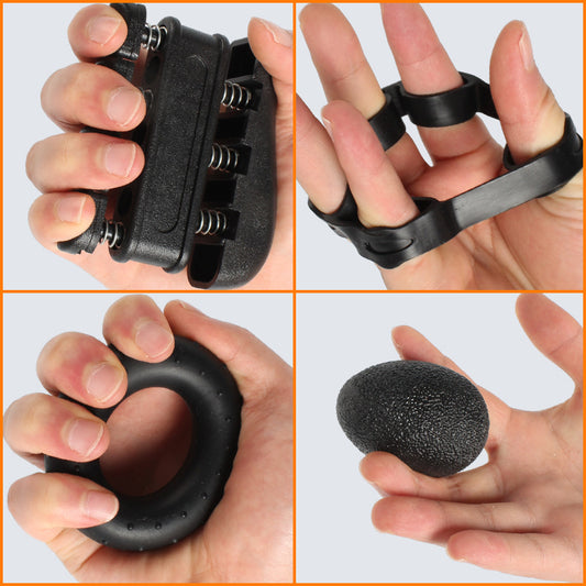 adjustable_grip_strength_device_fitness_set_five_piece_black_blue_hand_training_finger_exerciser_ergonomic_silicone_rehab_tool_unisex_therapy_kit