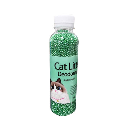 Activated Carbon Cat Litter Deodorizer Beads | Long-Lasting Odor