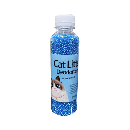 Activated Carbon Cat Litter Deodorizer Beads | Long-Lasting Odor