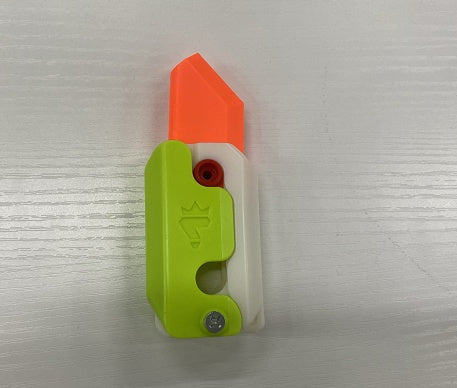 Gravity Flipping Carrot Knife Toy | 3D Printed Stress Reliever