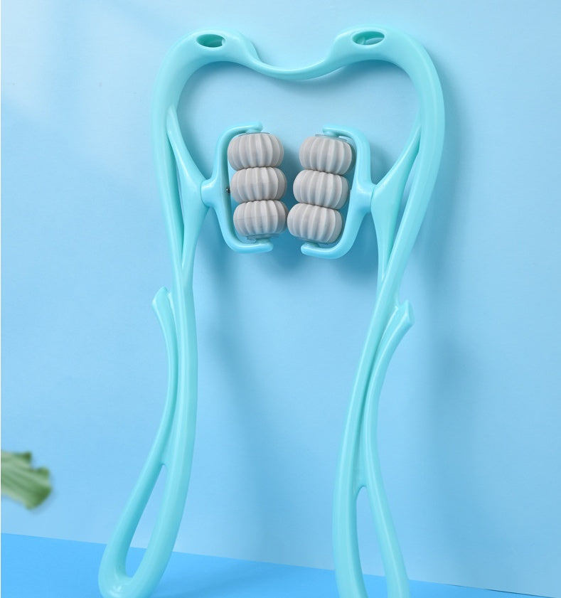Luxury 6-Roller Neck & Body Massager – Deep Tissue Manual Therapy