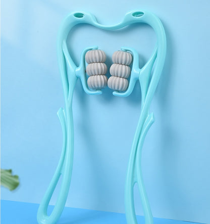 Luxury 6-Roller Neck & Body Massager – Deep Tissue Manual Therapy
