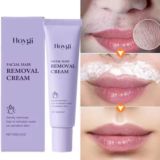 Luxury Facial Hair Removal Cream | Shea Butter & Centella Asiatica