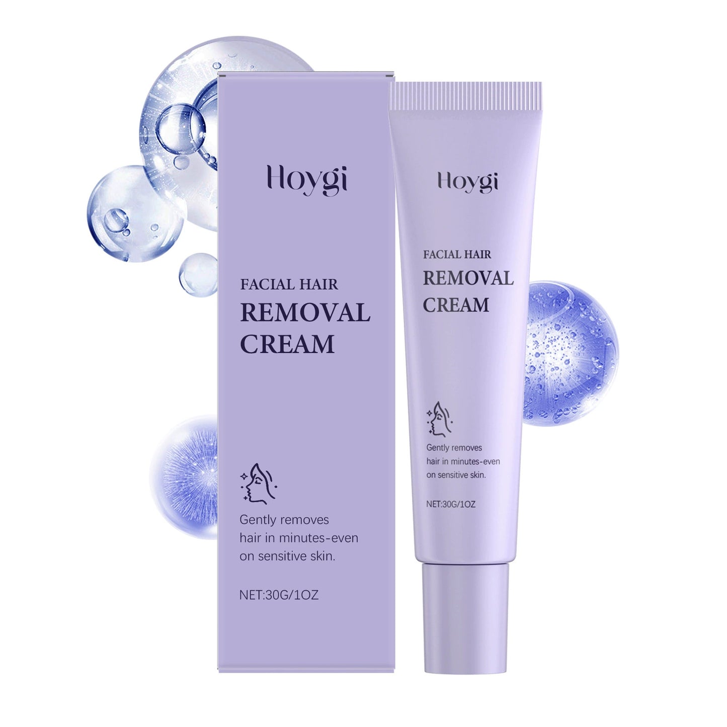 Luxury Facial Hair Removal Cream | Shea Butter & Centella Asiatica