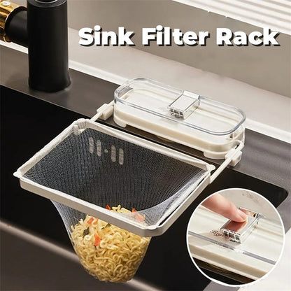 Luxury Sink Filter Rack – Premium Suction Cup Strainer for Effortless Kitchen Cleanup