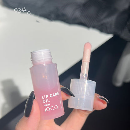 Luxury Lip Care Oil - 6-in-1 Moisturizing Lip Gloss & Balm - Hydrating Transparent Lip Treatment