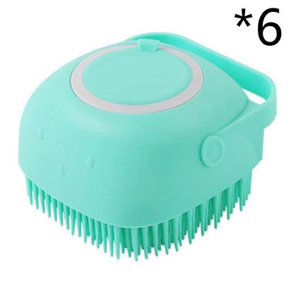 Premium Silicone Pet Bath Gloves – 2-in-1 Massage & Shampoo Brush