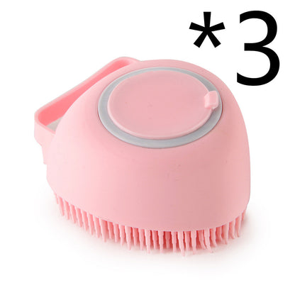 Premium Silicone Pet Bath Gloves – 2-in-1 Massage & Shampoo Brush