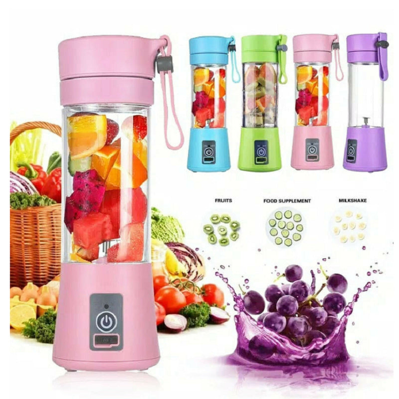 Luxury USB Rechargeable Portable Blender - 6-Blade Mini Smoothie Maker