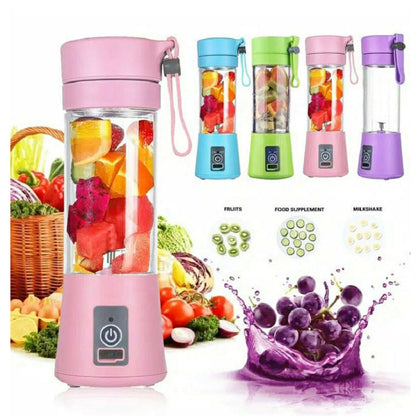 Luxury USB Rechargeable Portable Blender - 6-Blade Mini Smoothie Maker