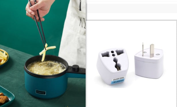 Luxury Mini Electric Cooking Pot – 1.2L Multifunctional Smart Noodle Maker & Soup Warmer