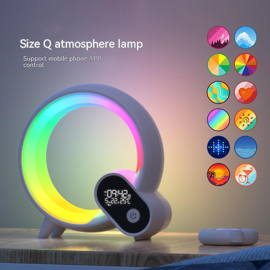 Luxury Sunrise Alarm Clock with Bluetooth & Mood Lighting - Smart Wake-Up Light